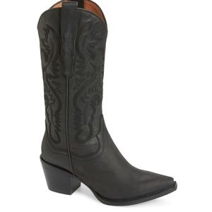 Jeffery Campbell Daggot black western boots 6